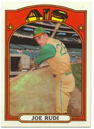 1972 Topps Baseball Cards      209     Joe Rudi